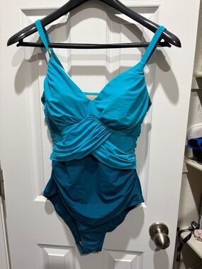 SlenderSuit Tummy Control Chlorine Resistant One Piece Swimsuit